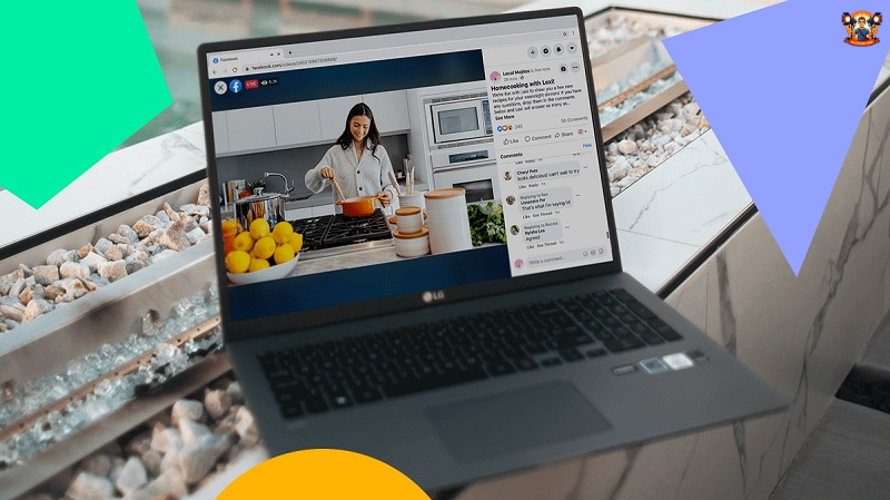 Livestream Facebook trên máy tính