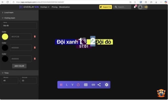 Hướng dẫn cách setup livestream bóng đá