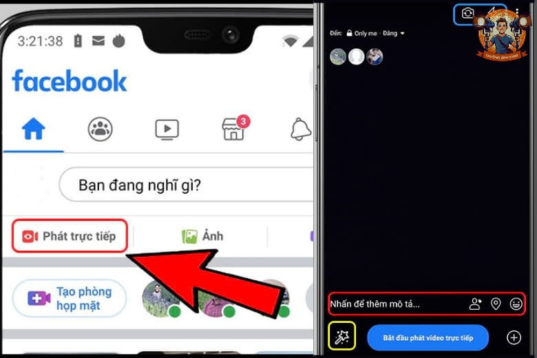 Hướng dẫn cách setup Livestream Facebook trên điện thoại