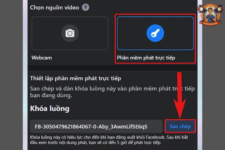 Hướng dẫn cách setup Livestream Facebook trên máy tính