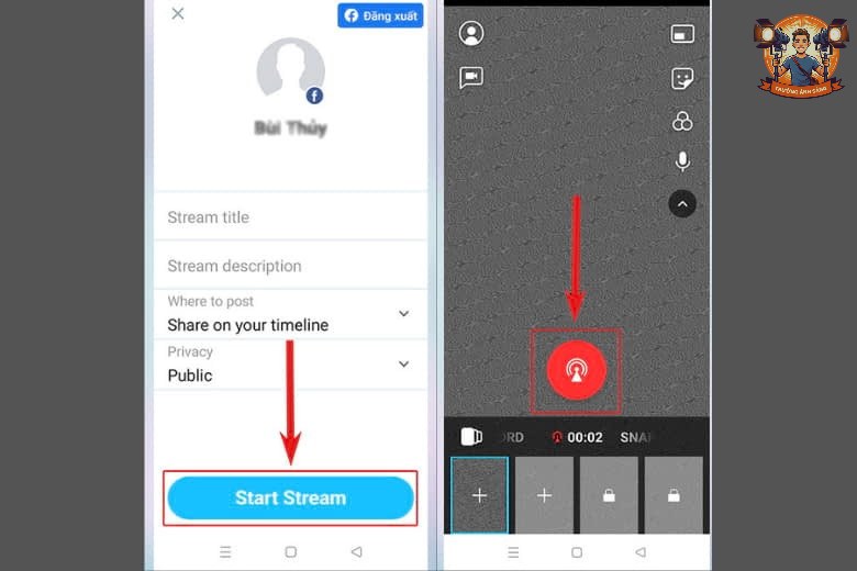 Hướng dẫn cách setup Livestream Facebook trên điện thoại