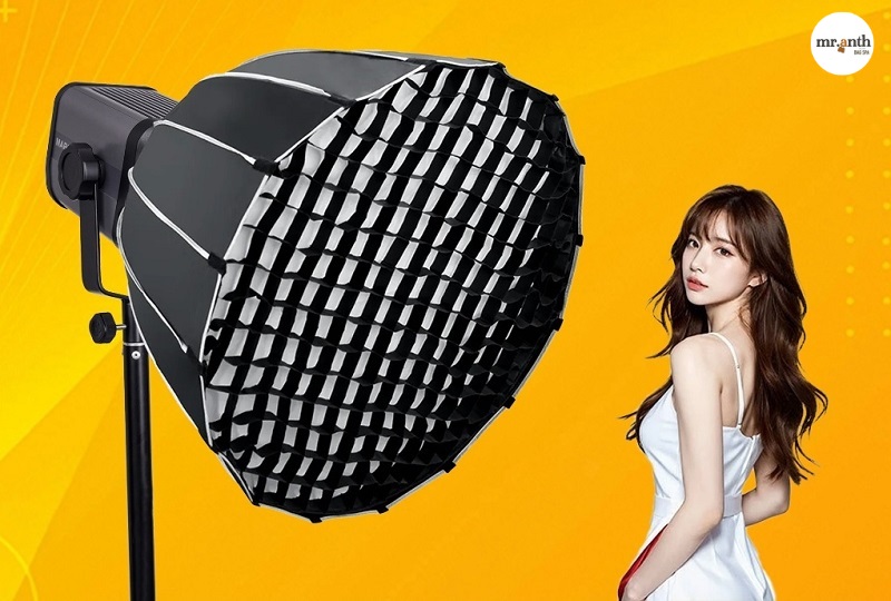 Đèn Marklive 100x và softbox Parabolic