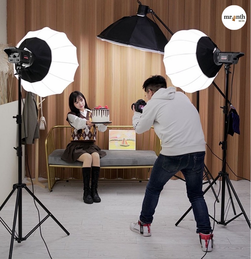 LED Bediro BD800-S 100w softbox Parabolic 65cm