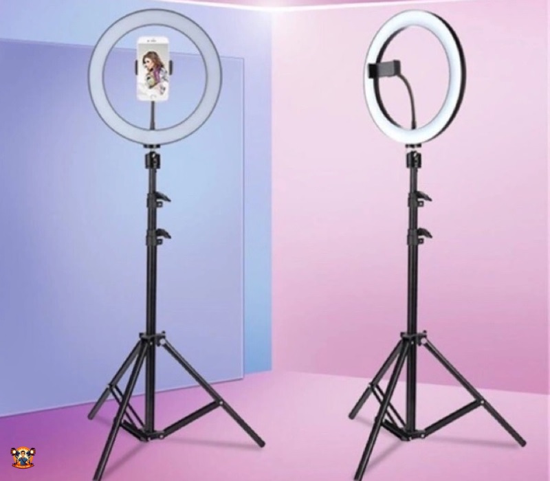 Đèn livestream giá đỡ 3 chân