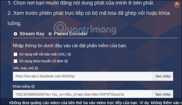 Cách livestream Facebook bằng OBS