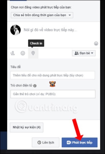 Cách livestream Facebook bằng OBS